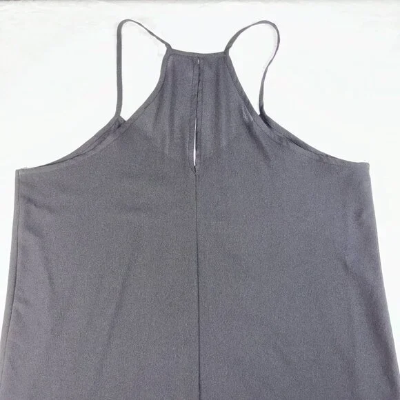 Paper Crane Black Sleeveless Halter Top - Size L - Picture 4 of 5